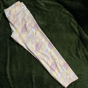 Aria Pastel Swirl Capris